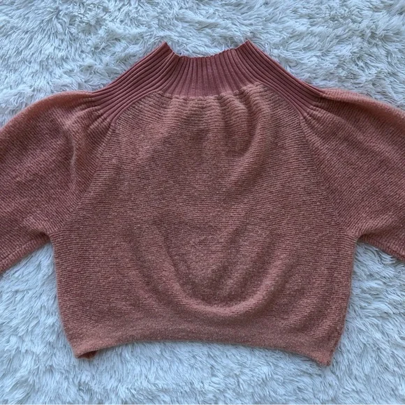 FREE PEOPLE • Elderflower Sweater Wool/Alpaca in Peach Size Large - Picture 15 of 15